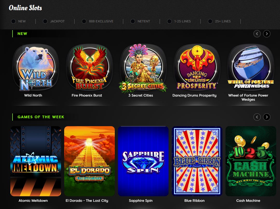 888 Casino Slots