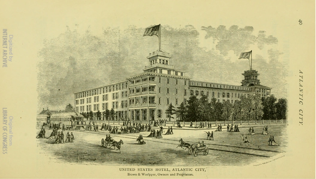 Sketch of the United States Hotel
