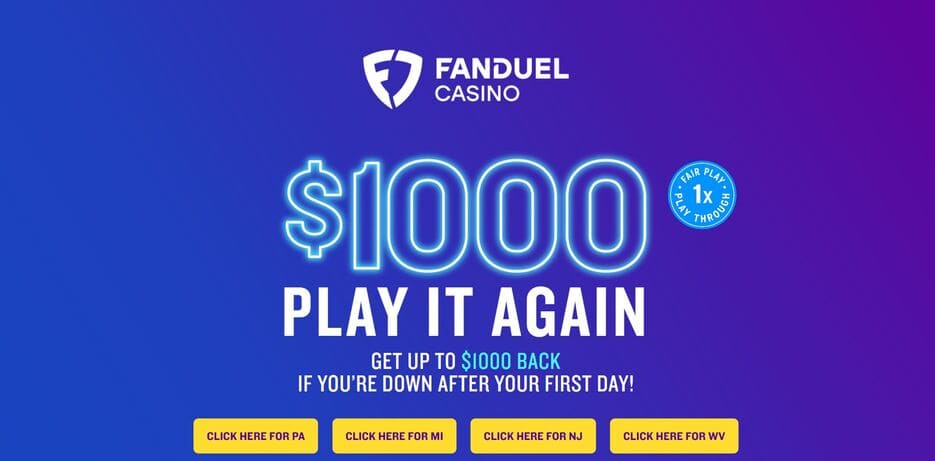 FanDuel Casino Screenshot 1