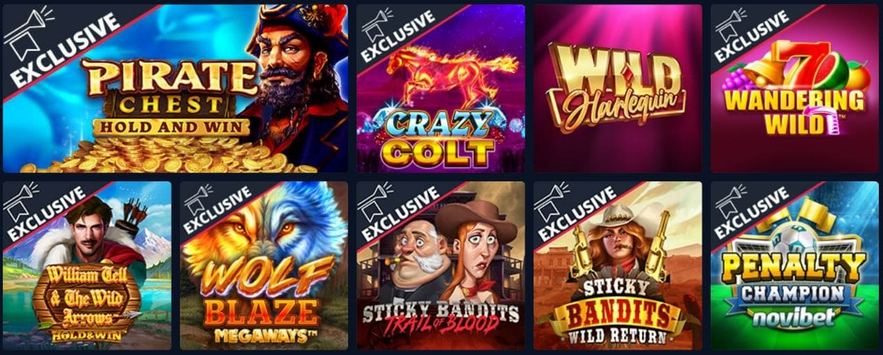 Novibet Casino Games