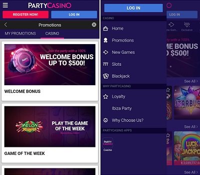 Partycasino Mobile3