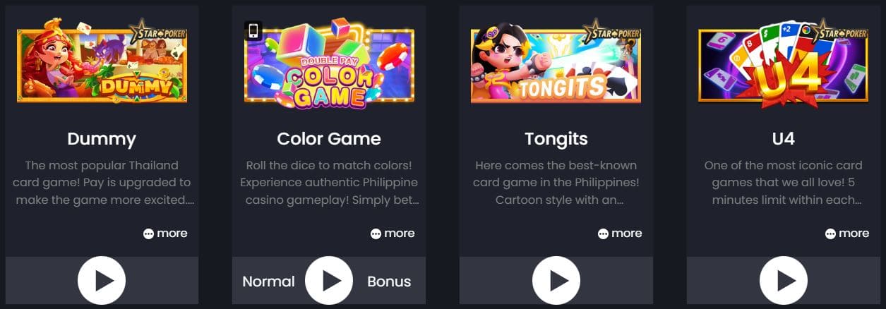 PlayStar Casino Card Games