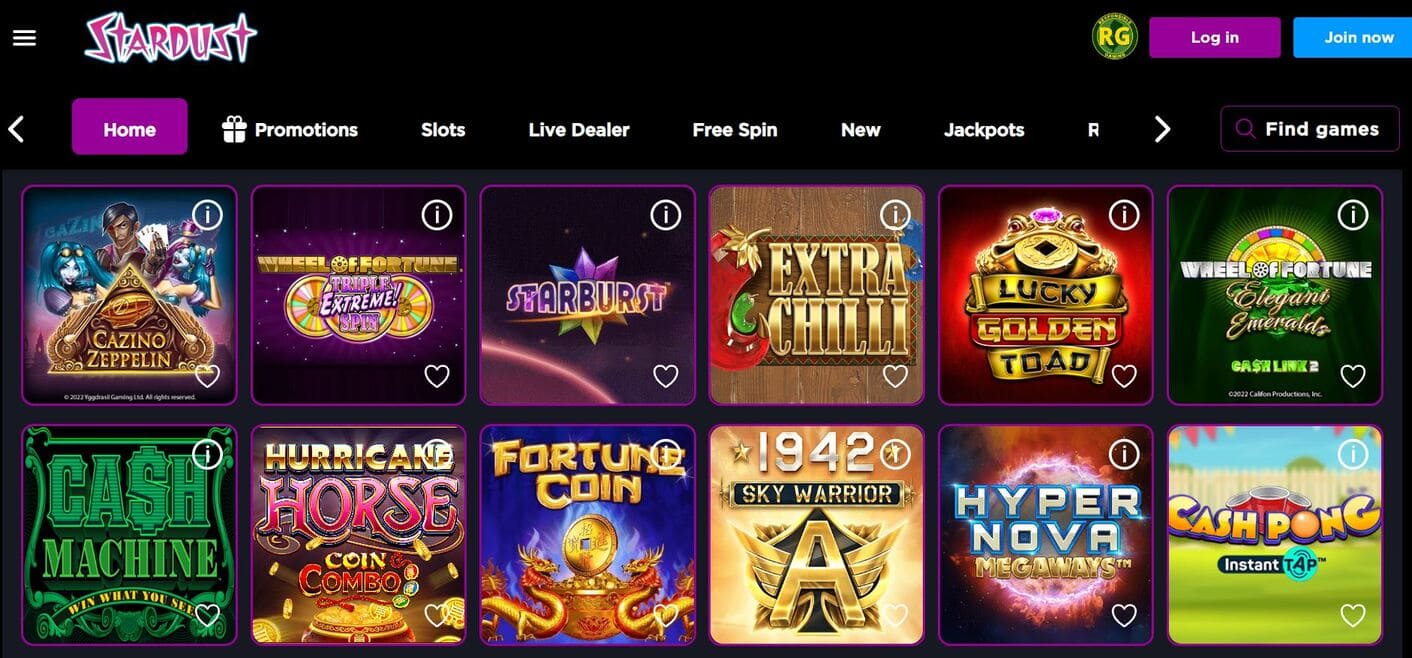 Stardust Casino Slots