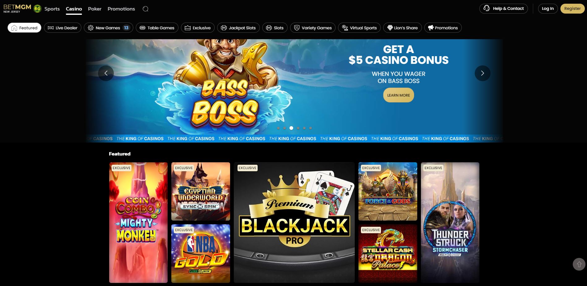 BETMGM Casino gallery1