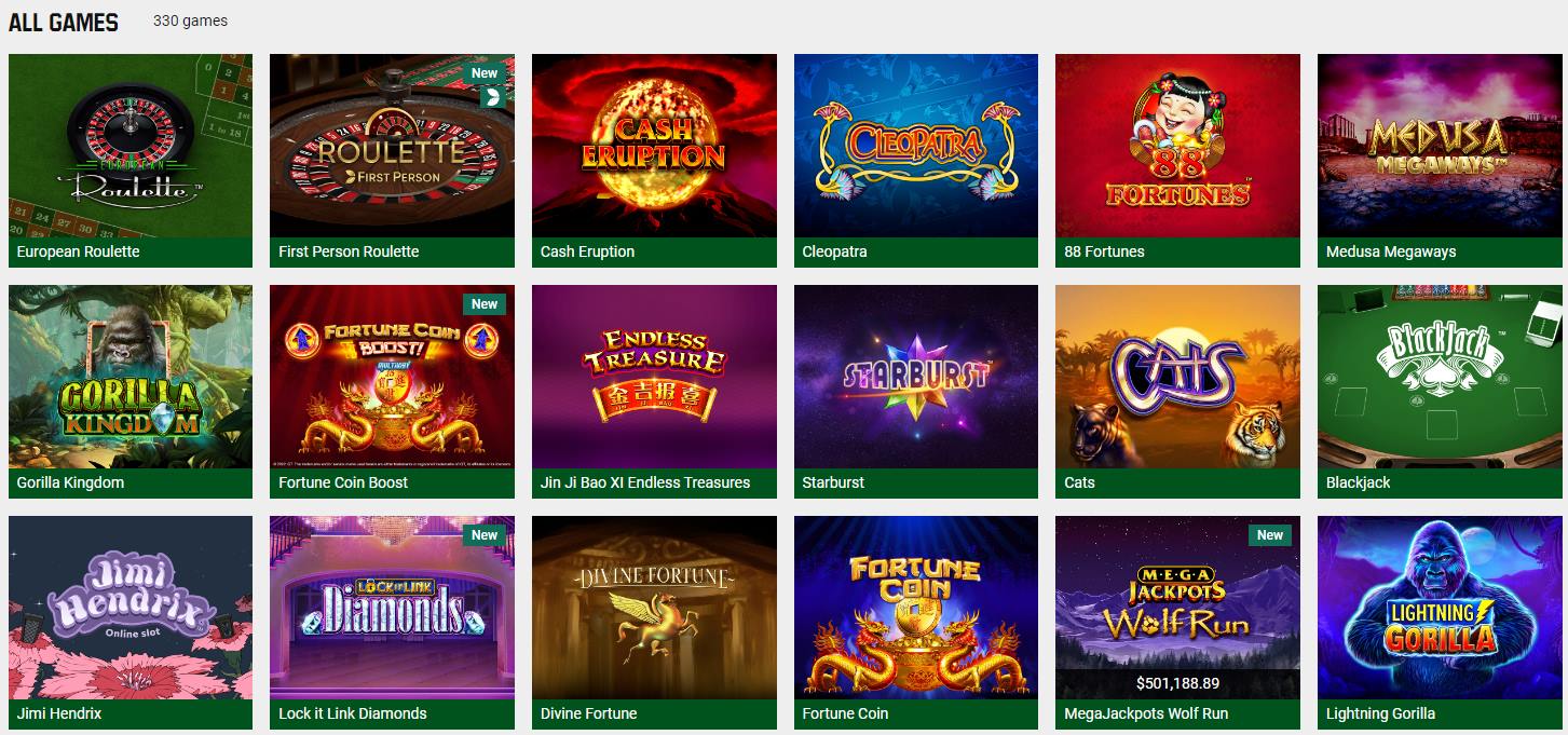 Unibet Casino Slots